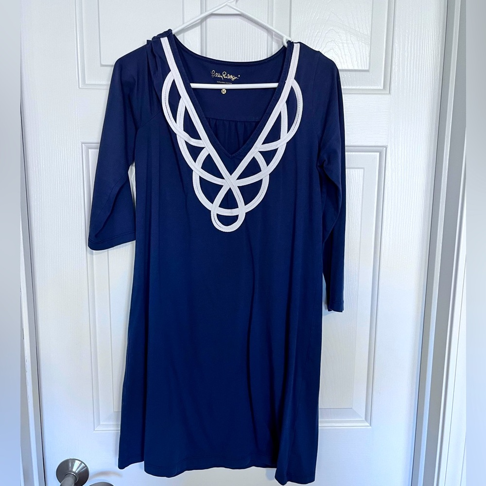 Lilly Pulitzer cotton dress with 3/4 sleeve
